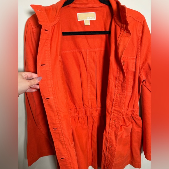 Michael Kors Coral Denim Shirt Dress - Picture 4 of 5